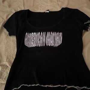 American woman tee bought from LA trading post